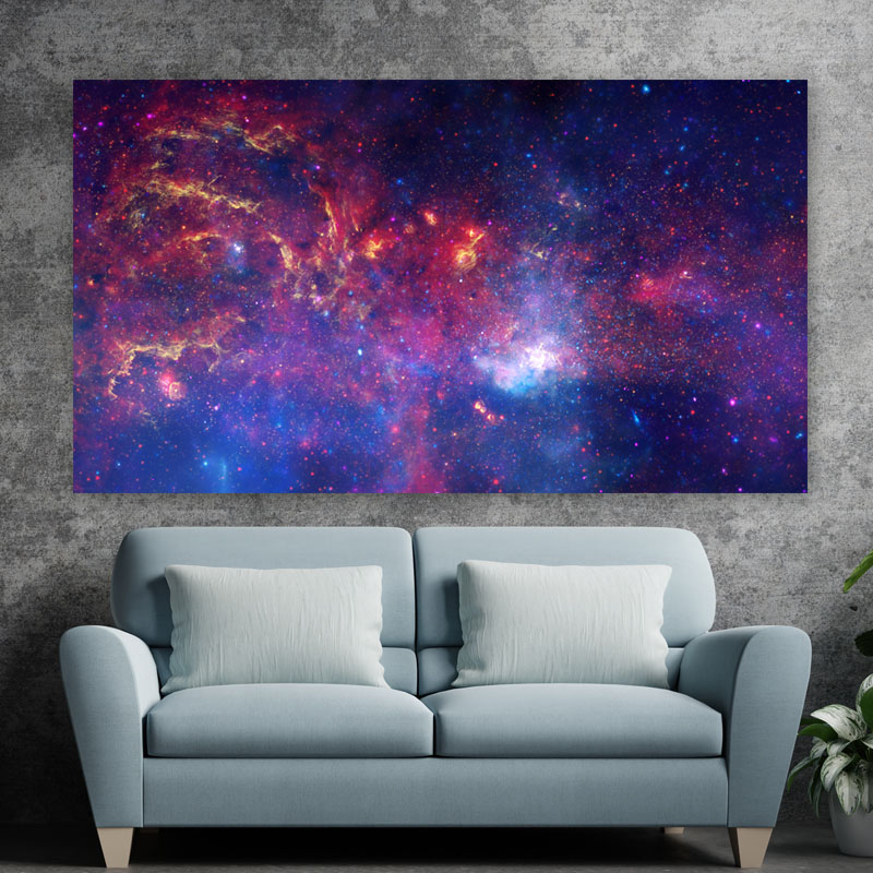 Πίνακας σε καμβά Πολύχρωμος Γαλαξίας 4
